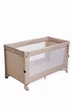 Кровать-манеж детская со вторым ярусом и пеленатором VELANO Tino, beige - изображение 4