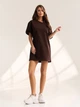 Платье ISSA PLUS 15620 XXL темно-коричневое (issa2007682813360) - изображение 1