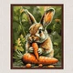 Картина по номерам Кролик с морковкой 40*50 Origami (LW3507) (0100-386) - изображение 5
