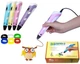3D ручка c LCD дисплеем и набором эко пластика для 3Д рисования 3D Pen Blue - изображение 6