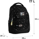 Рюкзак шкільний Kite Education teens Holographic 42x29x20 см 17 л Чорний (K26-727M-1) - зображення 3
