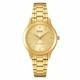 Жіночий наручний годинник Casio LTP-1128N-9ARDF, кварцовий, полімерний ремінець, золотистий циферблат - зображення 1