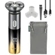 Аккумуляторная электробритва для сухого и влажного бритья VGR V392 с USB зарядкой, Электрическая бритва мужская для лица - изображение 1