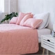 Покривало Sonex Capri двостороннє 220x240 Коралове з білим (SO102403) - изображение 1