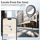 Метки Air Tracker QCOQ - набор из 4 штук. Локаторы предметов совместимы с Apple Find My (только для iOS), звуковой сигнал 100 дБ, - изображение 3