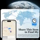 Метки Air Tracker QCOQ - набор из 4 штук. Локаторы предметов совместимы с Apple Find My (только для iOS), звуковой сигнал 100 дБ, - изображение 5