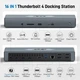 Док станція Acer ODK490 Thunderbolt 4 USB-C 16в1 40Gb USB3.2 Ethernet 2,5Гбіт HDMI 4K60гц 160вт - зображення 2