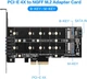 Карта розширення адаптер MZHOU Dual M.2 SSD SATA III і M2 to PCIe 3.0 X4 - зображення 5