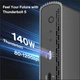 Док-станция iVANKY FusionDock Pro3, Thunderbolt 5, Dual 6K для MacBook M1–M5, Triple дисплей, 180W, 2.5GbE - изображение 2
