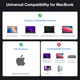 Док-станция iVANKY FusionDock Pro3, Thunderbolt 5, Dual 6K для MacBook M1–M5, Triple дисплей, 180W, 2.5GbE - изображение 9
