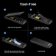 Корпус для m2 FIDECO nvme ssd usb 32 gen 2 10gbps usb c sandwich стиль безінструментальна установка m, m-b key чорний - зображення 6