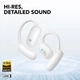Бездротові навушники Anker Soundcore AeroFit 2, White, Hi-Res, LDAC, 42H, IP55, Bluetooth 5.4, Wireless Charge, BassTurbo - зображення 6
