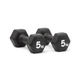Гантелі Adidas Dumbbells Чорний 5 кг (ADWT-11405-NL) - изображение 1