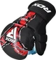 Тренувальні рукавиці RDX GRAPPLING GLOVES SHOOTER NEW AURA F17 Чорний, Червоний S (GSR-F17BR S) - изображение 2
