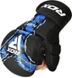 Тренувальні рукавиці RDX GRAPPLING GLOVES SHOOTER NEW AURA F17 Чорний, Синій L (GSR-F17BU L) - изображение 2