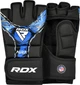 Тренувальні рукавиці RDX GRAPPLING GLOVES NEW AURA F17 Чорний, Синій M (GGR-F17BU M) - изображение 1