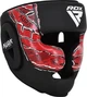 Шолом RDX HEAD GUARD NEW AURA F17 Чорний, Червоний S (HGR-F17BR S) - зображення 1
