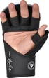 Рукавиці для ММА RDX GRAPPLING GLOVES SHOOTER IMMAF-1 Чорний, Синій L (GSR-IMF-1U L) - изображение 3
