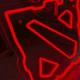 Неоновая вывеска N.F.G. Dota 2 Дота 40x40см - изображение 4