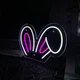 Неоновая вывеска N.F.G. Ушки зайчика 47ч30см - изображение 3