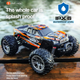 Радиоуправляемая машинка HOSHI N416 1:16 4WD, RC внедорожник до 40 км/ч, машинка на пульте, 2 АКБ, скоростная машина для бездорожья - изображение 7