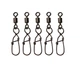 Фидерная застежка с вертлюгом Flagman Feeder German Snap Link Swivels S 5шт (FGSLSS) - изображение 2