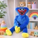 Мягкая игрушка для мальчика и девочки с игры Хаги Ваги Poppy Playtime, синий монстр, 40 см, хагги вагги с липучками на лапах - изображение 1