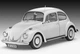 Збірна модель 1/24 автомобіль Volkswagen Жук 1968 року лімузин Revell 07083 - изображение 7