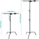 Штатив для студійного світла Neewer 2-Pack Studio Light Stands Black Б/В - зображення 3