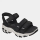 Женские сандалии Skechers 163651 BLK 40 (10US) 27 см Черные (199252931764) - изображение 2