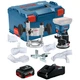 Аккумуляторный фрезер Bosch GKF 18V-8 Professional, акб 4 Ah, з/у GAL 18V-40, кейс L-Boxx 238 (06016C2003+1600A01B9Y) - изображение 1