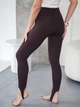Женские лосины со штрипкой утягивающие леггинсы весна-літо TMV Nylon Fit Коричневые M - изображение 8