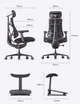 Крісло LiberNovo Omni Pro / Black / 48cm - зображення 10