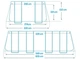 Каркасный бассейн Intex 26356 Ultra Frame 549х274х132 см с , тентом, подстилкой, песочным насосом и лестницей Серый - изображение 6