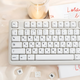 Кейкапи для механічної клавіатури "Minimalist White" з російською розкладкою, 129 клавіш, MO профіль - зображення 4