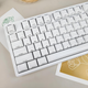Набір кейкапів Crystal Jelly White для механічної клавіатури — 132 клавіші, ABS+PC, CBSA профіль - зображення 8
