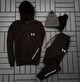Спортивний костюм Under Armour чоловічий зіп худі + штани чорний 2XL 4119 - зображення 3