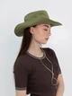 Панама ковбойка літня D.Hats колір хакі - зображення 2