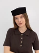 Шляпа таблетка коттоновая D.Hats цвет черный - изображение 5