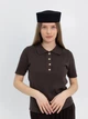 Шляпа таблетка коттоновая D.Hats цвет черный - изображение 7
