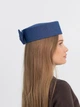 Шляпа таблетка с бантом коттоновая D.Hats цвет синий - изображение 2