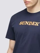 Футболка чоловіча бавовняна довга Sundek M287TEJ7800 00702 S Темно-синя (800070324605) - зображення 4