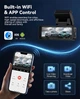 SIXWIN відеореєстратор автомобільний 4K + 2K 1080p, 2 камери, WLAN, GPS, ADAS, нічне бачення, 24H паркування - изображение 2