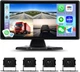 AMprime Система камери заднього виду 10.36" 1080P з CarPlay Android Auto DVR для вантажівок та авто - изображение 1
