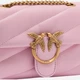 Сумка крос-боді жіноча з натуральної шкіри маленька Pinko Love Puff Baby 100040A0F2 P26Q Рожева (800070357052) - зображення 3