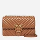 Torebka crossbody damska ze skóry naturalnej Pinko Love One 100941A0GK L17Q Brązowa (800070357039) - obraz 1