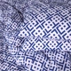 Простынь MirSon Полуторная 150х220 см 17-0946 Abstract Blue Бязь (2200013163640) - изображение 5