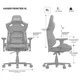 Крісло ігрове Anda Seat Kaiser Frontier XL Black - зображення 6