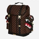 Plecak miejski Sprayground Sawtooth Sharks In Paris Monte Carlo 910B7834NSZ Brązowy (800070347825) - obraz 4