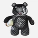 Plecak miejski Sprayground Sip N' Smoke Moneybear 910B8224NSZ Czarny (800070353667) - obraz 1